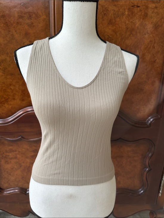 Aura Tops - Aura Ribbed Racer Back Tank